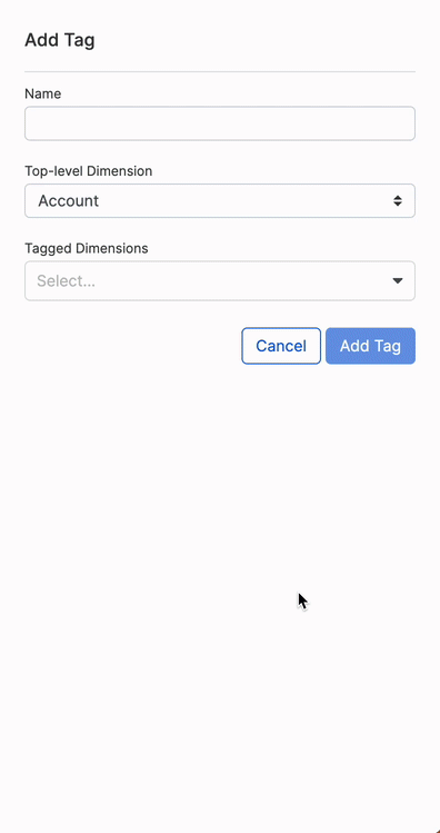 Tags overview – Cube