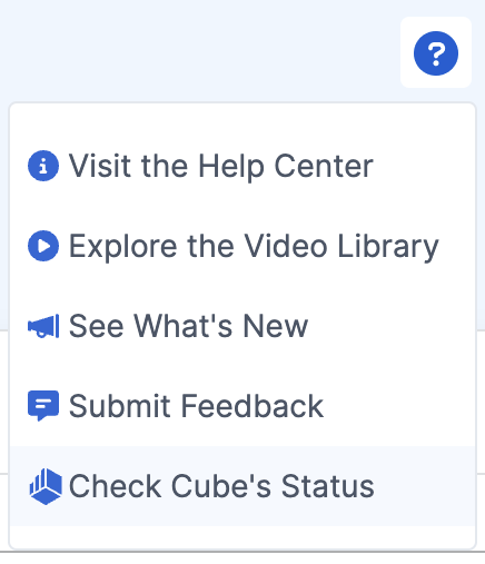 Cube status page from web portal.png