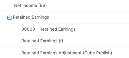 Retained earnings dimension hierarchy.png