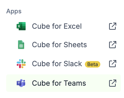 Cube for Teams in the side nav.png