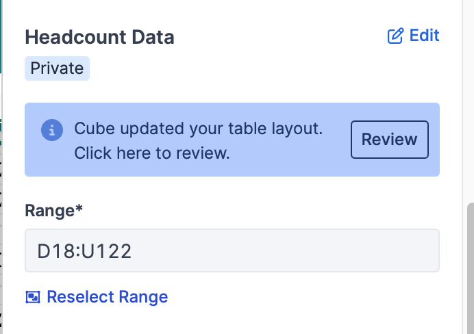Reselect range to include new hires for headcount table.png