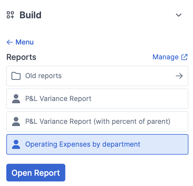 Open a report from the spreadsheet apps.png